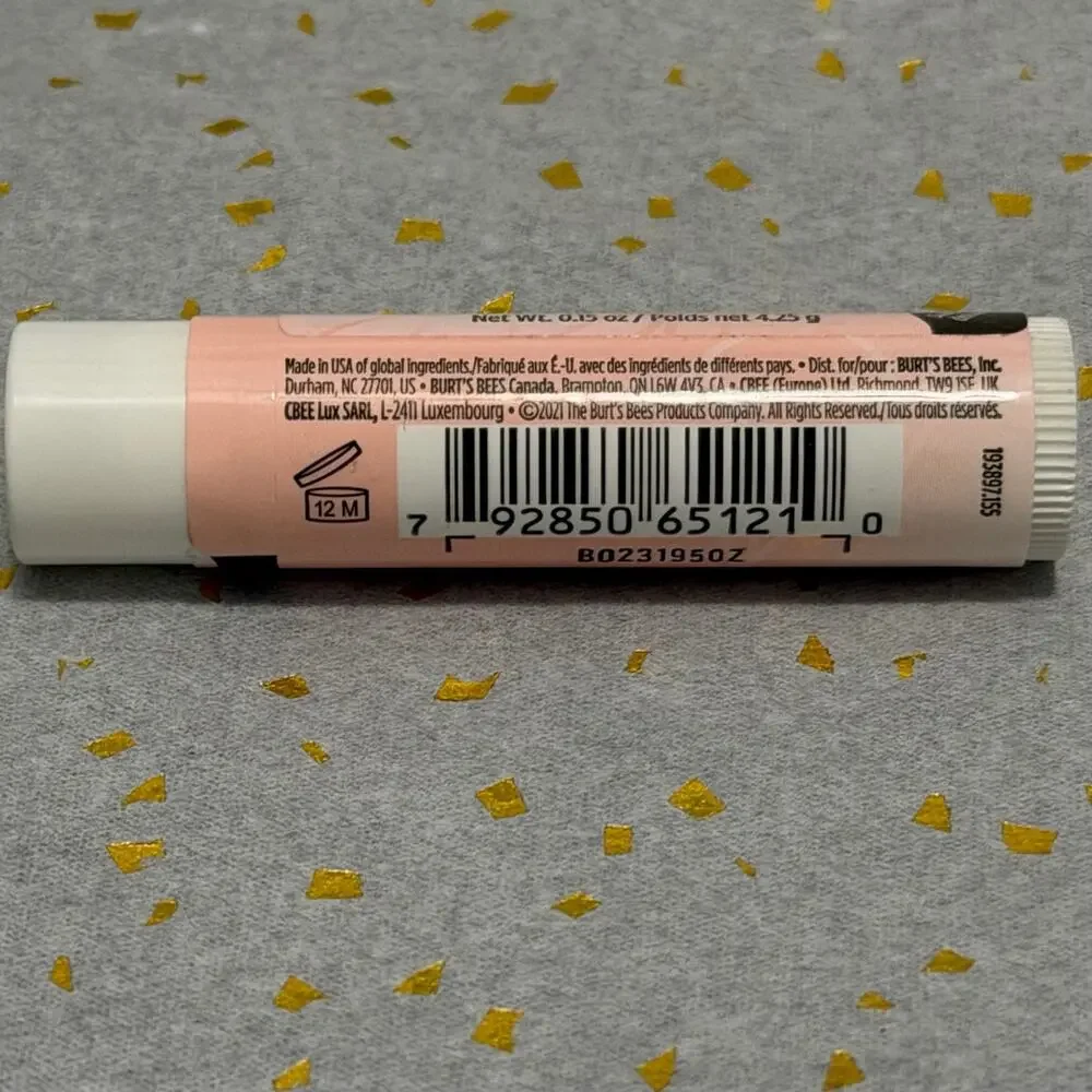 Burt’s Bees Marula Melt Clear Lip Conditioner Lot .15 oz Natural Origin 3 NEW